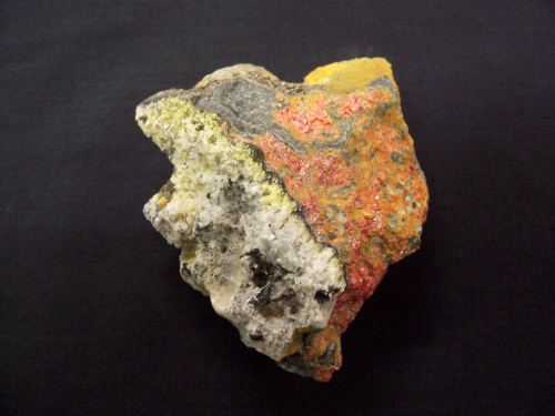 Arsenolite with Orpiment. White Caps Mine, Nevada, USA.