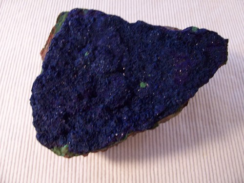 Azurite with Malachite. Morenci Mine, Greenlee County, Arizona, USA