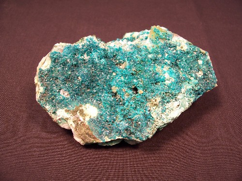 Dioptase with Chysocolla. Morenci Mine, Greenlee County, Arizona, USA