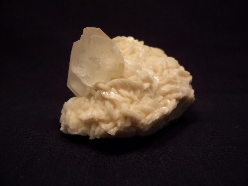 Dolomite with Calcite. Pine Point Mine, NWT, Canada.