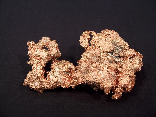 Native Copper. Caledonia Mine, Michigan, USA.
