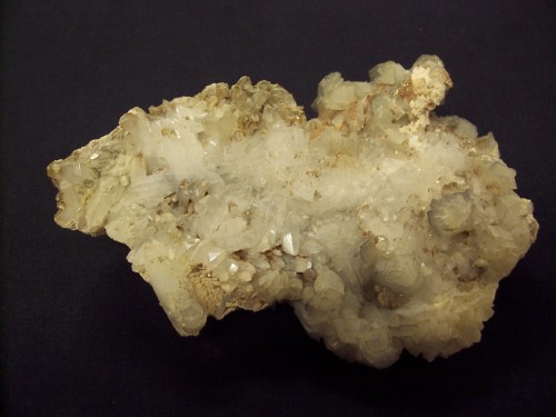 Quartz w/ calcite. Bluebell Mine, Riondel, B.C., Canada.